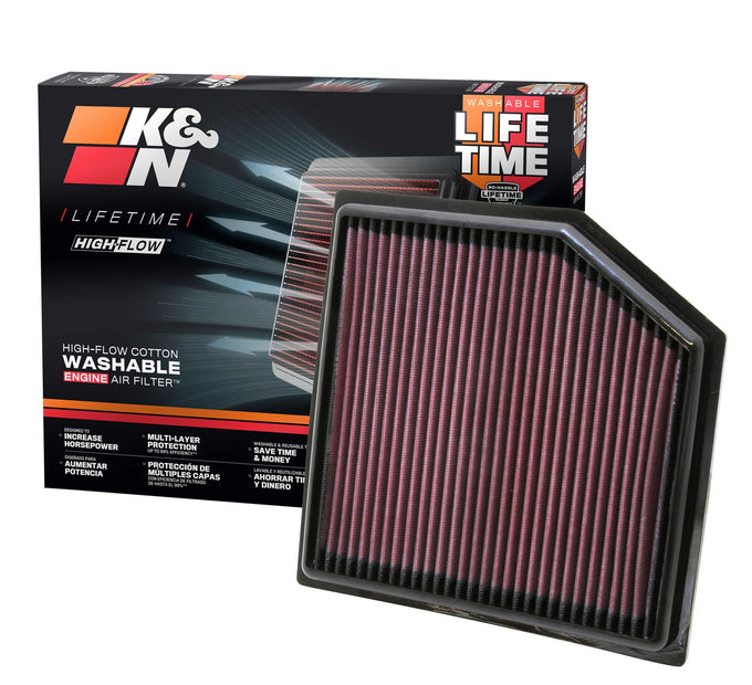 High-Flow Drop-In Replacement Air Filter <br> 08-11 Lexus GS460, 13-20 GS350, 13-18 GS450h, 14-15 IS250