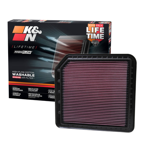 High-Flow Drop-In Replacement Air Filter <br> 11-13 INFINITI QX56, 14-24 QX80, 17-24 Nissan Armada