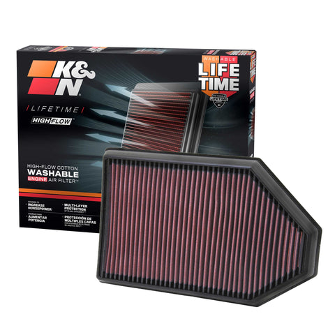High-Flow Drop-In Replacement Air Filter <br> 11-23 Dodge Challenger Charger, Chrysler 300