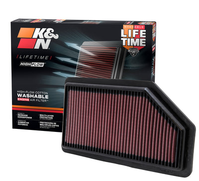 High-Flow Drop-In Replacement Air Filter <br> 2011-2017 Honda Odyssey