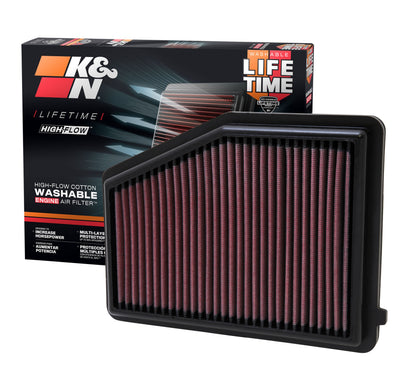 High-Flow Drop-In Replacement Air Filter <br> 12-15 Honda Civic, 13-15 Acura ILX