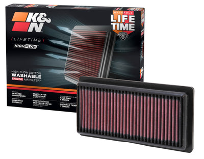 High-Flow Drop-In Replacement Air Filter <br> 12-19 Nissan Versa Micra Versa Note