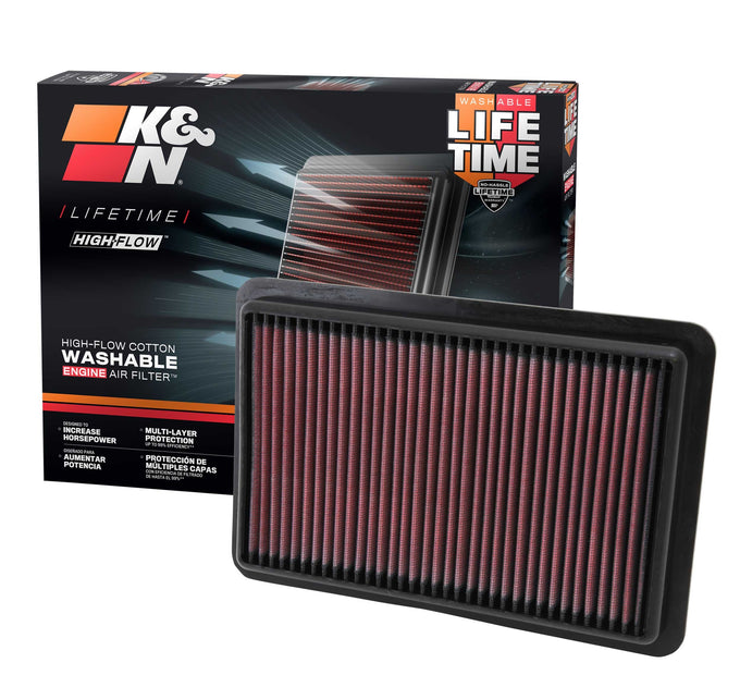 High-Flow Drop-In Replacement Air Filter <br> 12-18 Mazda 3/ 6, CX-5, 3 Sport