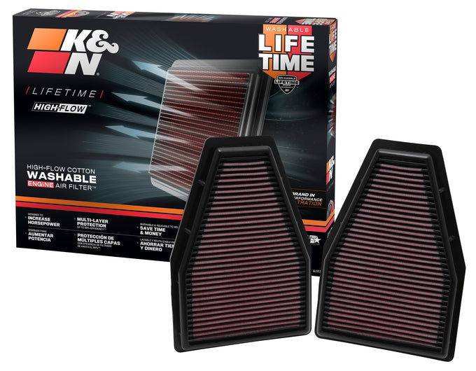 High-Flow Drop-In Replacement Air Filter <br> 2012-2016 Porsche 911