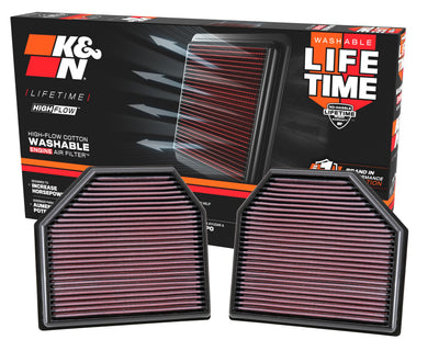 High-Flow Drop-In Replacement Air Filter <br> 12-16 BMW M5, 12-18 M6, 14-19 M6 Gran Coupe