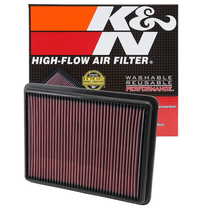High-Flow Drop-In Replacement Air Filter <br> 14-15 Kia Sorento, 13-18 Santa Fe, 13-16 Santa Fe Sport
