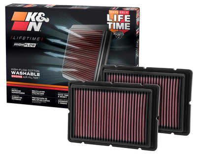 High-Flow Drop-In Replacement Air Filter <br> 00-05 Ferrari 360, 05-09 F430
