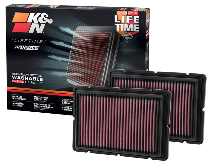 High-Flow Drop-In Replacement Air Filter <br> 00-05 Ferrari 360, 05-09 F430