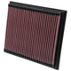 High-Flow Drop-In Replacement Air Filter <br> 97-04 Mercedes-Benz SLK230, 03-04 SLK200