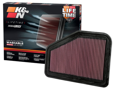 High-Flow Drop-In Replacement Air Filter <br> 08-09 Pontiac G8, 14-17 Chevy SS