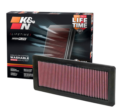High-Flow Drop-In Replacement Air Filter <br> 07-18 Mini Cooper Countryman Peugeot 3008 208