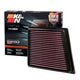High-Flow Drop-In Replacement Air Filter <br> 09-19 Ford Fiesta, 14-15 Fiesta Ikon, 16-18 Figo