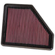 High-Flow Drop-In Replacement Air Filter <br> 2010-2012 Hyundai Genesis Coupe
