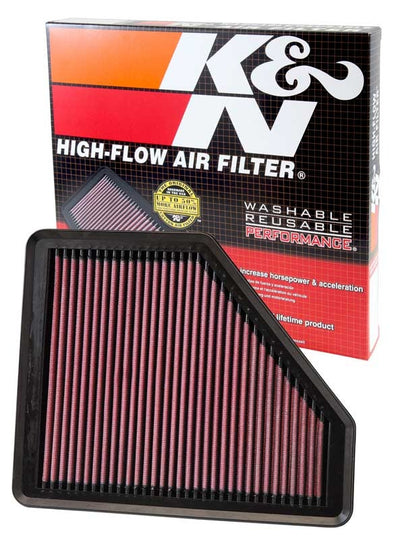 High-Flow Drop-In Replacement Air Filter <br> 2010-2012 Hyundai Genesis Coupe