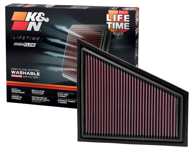High-Flow Drop-In Replacement Air Filter <br> 12-15 BMW X1, 09-16 Z4, 12-16 528i 528i xDrive, 14-16 520i
