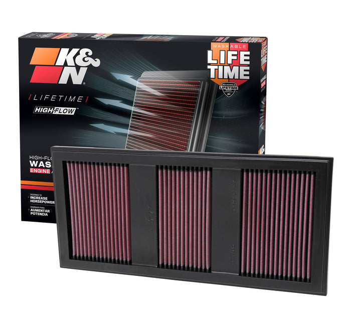 High-Flow Drop-In Replacement Air Filter <br> 12-15 Mercedes-Benz C350 ML350, 13-14 C300, 13-15 GLK350
