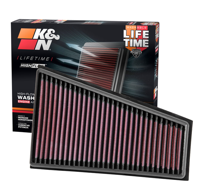 High-Flow Drop-In Replacement Air Filter <br> 14-20 Mercedes-Benz GLA250, 13-19 CLA250 CLA200