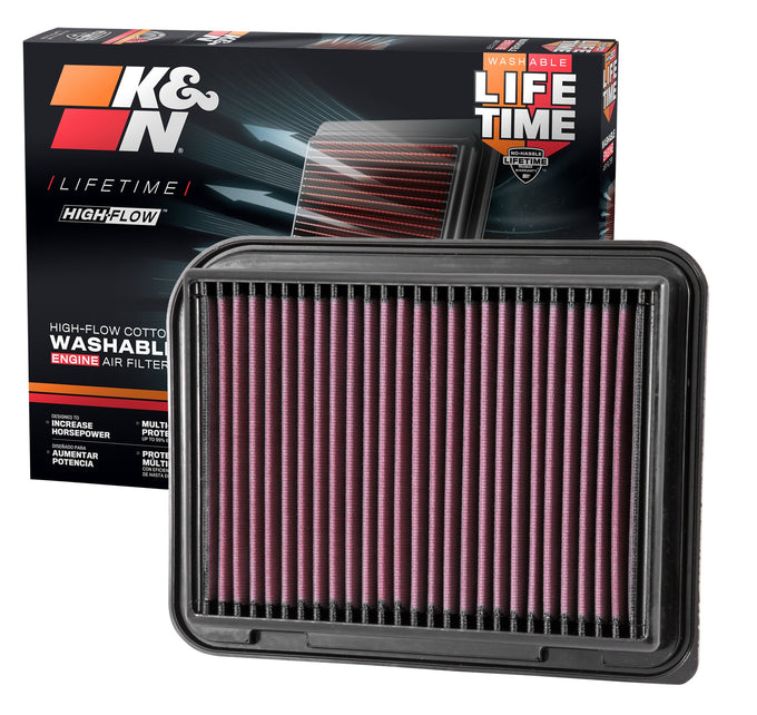 High-Flow Drop-In Replacement Air Filter <br> 13-17 MIT Lancer, 14-20 Outlander, 13-23 Sport