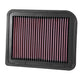 High-Flow Drop-In Replacement Air Filter <br> 13-17 MIT Lancer, 14-20 Outlander, 13-23 Sport