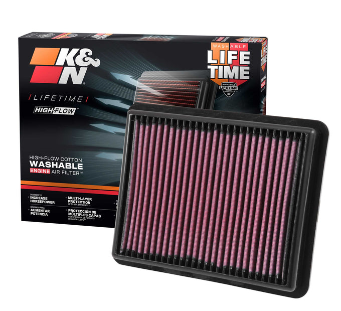 High-Flow Drop-In Replacement Air Filter <br> 19-24 Mazda CX-5, 18-21 6, 16-23 CX-9