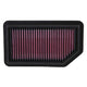 High-Flow Drop-In Replacement Air Filter <br> 14-19 Honda City 2018 BR-V