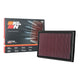 High-Flow Drop-In Replacement Air Filter <br> 2018-2020,2024-2025 Toyota Hilux