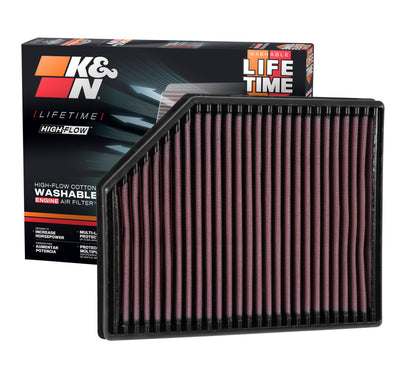 High-Flow Drop-In Replacement Air Filter <br> 16-25 Volvo XC90, 17-25 S90, 17-24 V90 Cross Country