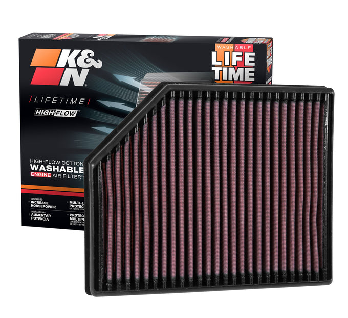 High-Flow Drop-In Replacement Air Filter <br> 16-25 Volvo XC90, 17-25 S90, 17-24 V90 Cross Country