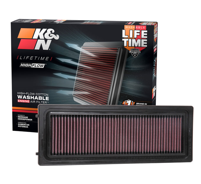 High-Flow Drop-In Replacement Air Filter <br> 2017-2025 Alfa Romeo Giulia Stelvio