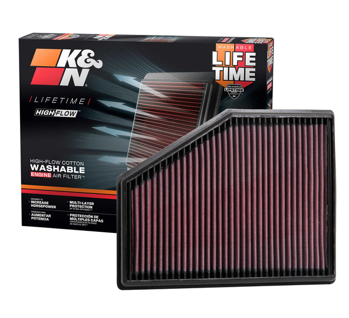 High-Flow Drop-In Replacement Air Filter <br> 17-22 740i xDrive, 17-23 530i 540i 530i xDrive 540i xDrive