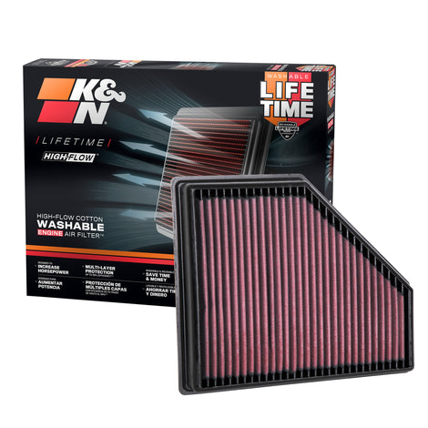 High-Flow Drop-In Replacement Air Filter <br> 20-26 Toyota GR Supra, 19-25 BMW 330i xDrive 330i