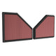 High-Flow Drop-In Replacement Air Filter <br> 21-25 BMW M4 M3, 23-25 M2