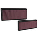 High-Flow Drop-In Replacement Air Filter <br> 20-25 Mercedes-Benz GLS580 GLE580, 18-21 S560