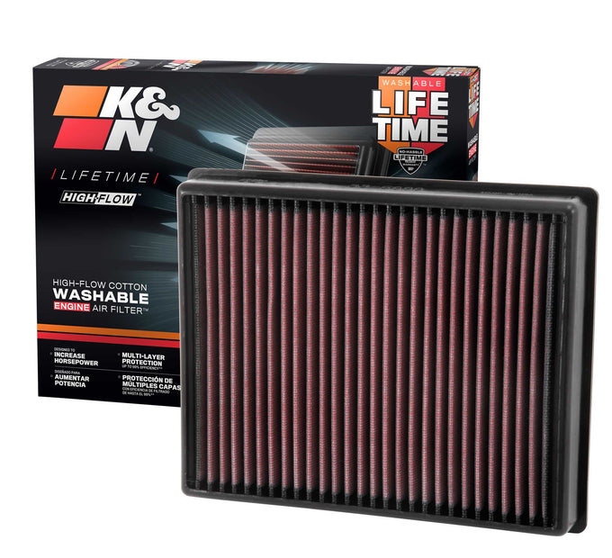 High-Flow Drop-In Replacement Air Filter <br> 13-20 Ford Fusion, 16-18 Lincoln MKX, 15-24 Edge, 13-20 MKZ