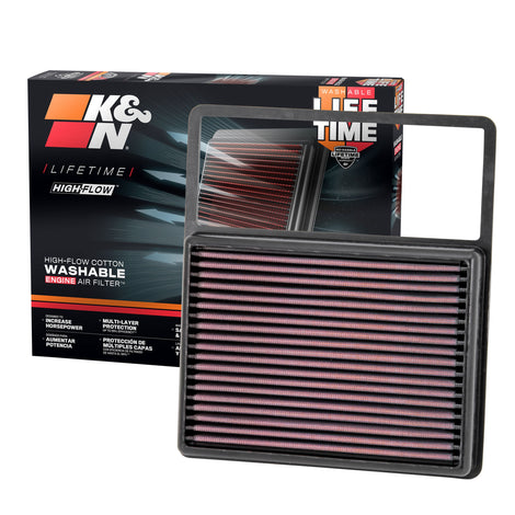 High-Flow Drop-In Replacement Air Filter <br> 13-20 Ford Fusion, 13-18 C-Max, 13-20 Lincoln MKZ