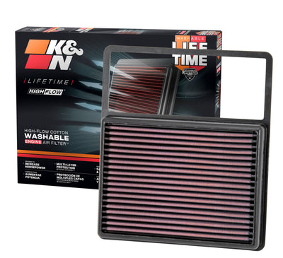 High-Flow Drop-In Replacement Air Filter <br> 13-20 Ford Fusion, 13-18 C-Max, 13-20 Lincoln MKZ