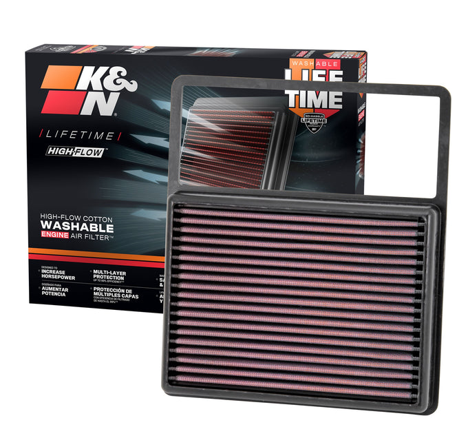 High-Flow Drop-In Replacement Air Filter <br> 13-20 Ford Fusion, 13-18 C-Max, 13-20 Lincoln MKZ