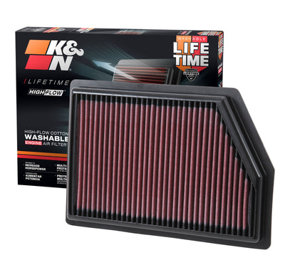 High-Flow Drop-In Replacement Air Filter <br> 2014-2018 Jeep Cherokee