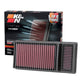 High-Flow Drop-In Replacement Air Filter <br> 11-16 Ford F-250 F-350 F-450 F-550 Super Duty, 11-13 F-650