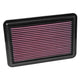 High-Flow Drop-In Replacement Air Filter <br> 14-22 Nissan Rogue Sport X-Trail Qashqai
