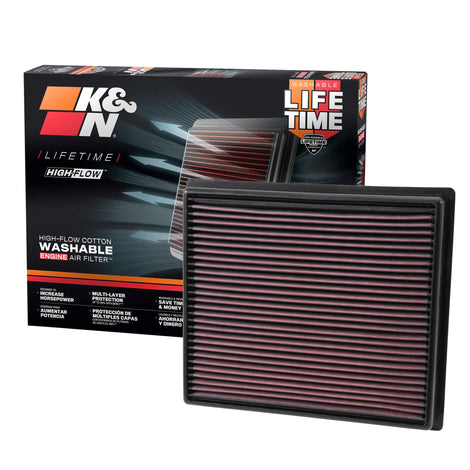High-Flow Drop-In Replacement Air Filter <br> 14-21 Toyota Tundra, 14-22 Sequoia, 16-23 Tacoma