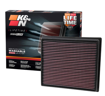 High-Flow Drop-In Replacement Air Filter <br> 14-21 Toyota Tundra, 14-22 Sequoia, 16-23 Tacoma