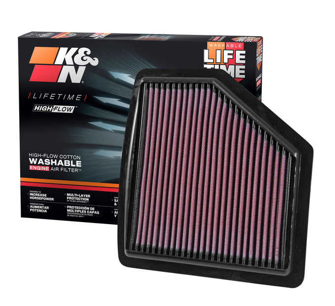 High-Flow Drop-In Replacement Air Filter <br> 2016-2022 Honda HR-V