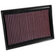 High-Flow Drop-In Replacement Air Filter <br> 16-19 Mercedes-Benz AMG GT S, 17-19 AMG GT