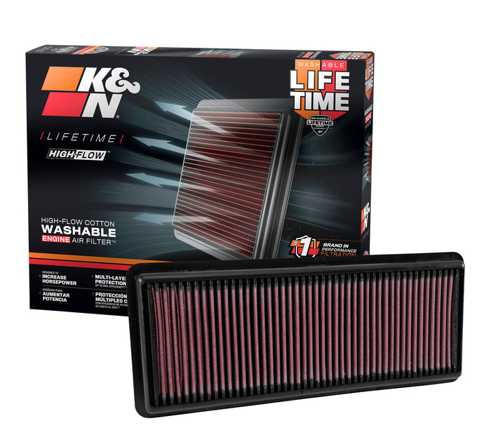 High-Flow Drop-In Replacement Air Filter <br> 16-25 Mazda MX-5 Miata, 17-20 Fiat 124 Spider, 17-18 MX-5