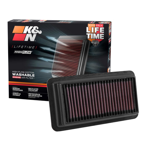 High-Flow Drop-In Replacement Air Filter <br> 16-21 Honda Civic, 17-22 CR-V