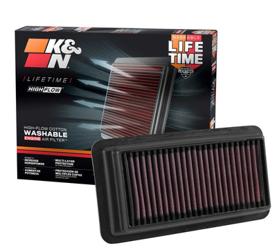 High-Flow Drop-In Replacement Air Filter <br> 16-21 Honda Civic, 17-22 CR-V
