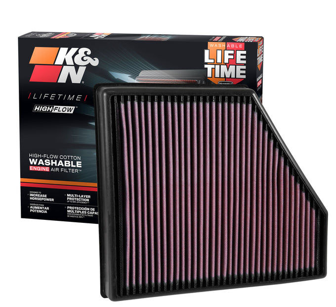 High-Flow Drop-In Replacement Air Filter <br> 2016-2024 Chevy Camaro