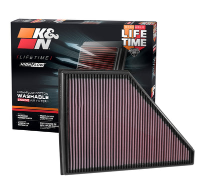 High-Flow Drop-In Replacement Air Filter <br> 18-26 Buick Enclave, 17-25 Cadillac XT5, 18-26 Traverse