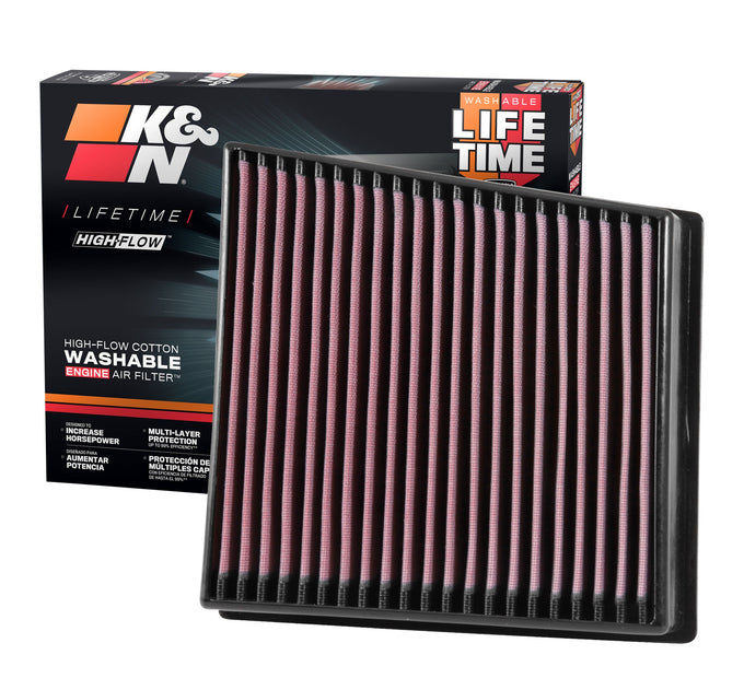 High-Flow Drop-In Replacement Air Filter <br> 17-19 Chevy Silverado GMC Sierra 2500 3500 HD